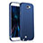 Handyhülle Hülle Kunststoff Schutzhülle Matt M03 für Samsung Galaxy Note 2 N7100 N7105 Blau