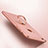 Handyhülle Hülle Kunststoff Schutzhülle Matt mit Fingerring Ständer A02 für Apple iPhone 6 Rosa