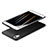 Handyhülle Hülle Kunststoff Schutzhülle Matt mit Fingerring Ständer A02 für Huawei Honor 5A Schwarz