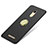 Handyhülle Hülle Kunststoff Schutzhülle Matt mit Fingerring Ständer A02 für Xiaomi Redmi Note 3 Schwarz