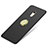 Handyhülle Hülle Kunststoff Schutzhülle Matt mit Fingerring Ständer A03 für Xiaomi Redmi Note 4 Schwarz