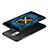 Handyhülle Hülle Kunststoff Schutzhülle Matt mit Fingerring Ständer A04 für Huawei Honor 6X Schwarz