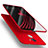 Handyhülle Hülle Kunststoff Schutzhülle Matt mit Fingerring Ständer A05 für Huawei Enjoy 7 Plus Rot