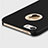 Handyhülle Hülle Kunststoff Schutzhülle Matt mit Fingerring Ständer für Apple iPhone 5 Schwarz