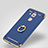 Handyhülle Hülle Kunststoff Schutzhülle Matt mit Fingerring Ständer für Huawei G9 Plus Blau