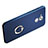 Handyhülle Hülle Kunststoff Schutzhülle Matt mit Fingerring Ständer für Huawei Honor 6C Blau