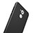 Handyhülle Hülle Kunststoff Schutzhülle Matt mit Fingerring Ständer für Huawei Honor 6C Schwarz