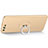 Handyhülle Hülle Kunststoff Schutzhülle Matt mit Fingerring Ständer für Huawei Honor 9 Premium Gold