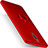 Handyhülle Hülle Kunststoff Schutzhülle Matt mit Fingerring Ständer für Huawei Mate 9 Pro Rot