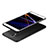 Handyhülle Hülle Kunststoff Schutzhülle Matt mit Fingerring Ständer für Xiaomi Mi 4 LTE Schwarz