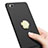 Handyhülle Hülle Kunststoff Schutzhülle Matt mit Fingerring Ständer für Xiaomi Mi 4C Schwarz