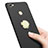 Handyhülle Hülle Kunststoff Schutzhülle Matt mit Fingerring Ständer für Xiaomi Redmi Note 5A Pro Schwarz