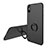 Handyhülle Hülle Kunststoff Schutzhülle Matt mit Fingerring Ständer Q02 für Apple iPhone X Schwarz