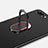 Handyhülle Hülle Kunststoff Schutzhülle Matt mit Fingerring Ständer und Lanyard für Huawei Honor 10 Schwarz