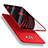 Handyhülle Hülle Kunststoff Schutzhülle Matt mit Magnetisch Fingerring Ständer für Samsung Galaxy C7 Pro C7010 Rot