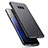 Handyhülle Hülle Kunststoff Schutzhülle Matt P03 für Samsung Galaxy S8 Plus Schwarz