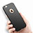 Handyhülle Hülle Kunststoff Schutzhülle Matt P08 für Apple iPhone 6 Plus Schwarz