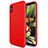 Handyhülle Hülle Kunststoff Schutzhülle Matt S01 für Apple iPhone Xs Rot