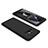 Handyhülle Hülle Kunststoff Schutzhülle Matt Vorder und Rückseite 360 Grad M02 für Samsung Galaxy S8 Plus Schwarz