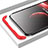 Handyhülle Hülle Kunststoff Schutzhülle Matt Vorder und Rückseite 360 Grad Q01 für Huawei Enjoy 9 Plus Rot und Schwarz