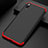 Handyhülle Hülle Kunststoff Schutzhülle Matt Vorder und Rückseite 360 Grad Q01 für Huawei Enjoy 9 Rot und Schwarz