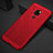 Handyhülle Hülle Kunststoff Schutzhülle Punkte Loch Tasche für Huawei Mate 20 Rot