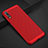 Handyhülle Hülle Kunststoff Schutzhülle Punkte Loch Tasche für Huawei P20 Rot