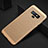 Handyhülle Hülle Kunststoff Schutzhülle Punkte Loch Tasche für Samsung Galaxy Note 9 Gold