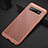 Handyhülle Hülle Kunststoff Schutzhülle Punkte Loch Tasche für Samsung Galaxy S10 5G Rosegold