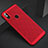 Handyhülle Hülle Kunststoff Schutzhülle Punkte Loch Tasche für Xiaomi Mi A2 Rot