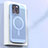 Handyhülle Hülle Kunststoff Schutzhülle Punkte Loch Tasche mit Mag-Safe Magnetic Magnetisch für Apple iPhone 13 Pro Max Hellblau