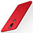 Handyhülle Hülle Kunststoff Schutzhülle Tasche Matt für Oppo A9 Rot