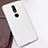 Handyhülle Hülle Kunststoff Schutzhülle Tasche Matt M01 für Nokia X6 Weiß