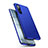 Handyhülle Hülle Kunststoff Schutzhülle Tasche Matt M01 für Oppo Find X2 Neo Blau