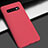 Handyhülle Hülle Kunststoff Schutzhülle Tasche Matt M01 für Samsung Galaxy S10 Plus Rot