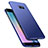 Handyhülle Hülle Kunststoff Schutzhülle Tasche Matt M01 für Samsung Galaxy S6 Edge+ Plus SM-G928F Blau