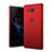 Handyhülle Hülle Kunststoff Schutzhülle Tasche Matt M01 für Sony Xperia XZ2 Compact Rot