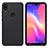 Handyhülle Hülle Kunststoff Schutzhülle Tasche Matt M01 für Xiaomi Mi Play 4G Schwarz
