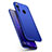 Handyhülle Hülle Kunststoff Schutzhülle Tasche Matt M02 für Huawei Nova 4 Blau