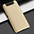 Handyhülle Hülle Kunststoff Schutzhülle Tasche Matt M02 für Samsung Galaxy A80 Gold