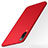 Handyhülle Hülle Kunststoff Schutzhülle Tasche Matt M02 für Xiaomi Mi A3 Rot
