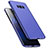 Handyhülle Hülle Kunststoff Schutzhülle Tasche Matt M17 für Samsung Galaxy S8 Blau