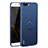 Handyhülle Hülle Kunststoff Schutzhülle Tasche Matt mit Fingerring Ständer A01 für Huawei Honor 6 Plus Blau
