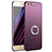 Handyhülle Hülle Kunststoff Schutzhülle Tasche Matt mit Fingerring Ständer A01 für Huawei Honor 9 Premium Violett