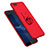 Handyhülle Hülle Kunststoff Schutzhülle Tasche Matt mit Fingerring Ständer A01 für Huawei Honor V10