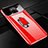 Handyhülle Hülle Kunststoff Schutzhülle Tasche Matt mit Fingerring Ständer A01 für Huawei Mate 20 Pro Rot