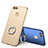 Handyhülle Hülle Kunststoff Schutzhülle Tasche Matt mit Fingerring Ständer A01 für Huawei Nova 2 Plus
