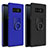 Handyhülle Hülle Kunststoff Schutzhülle Tasche Matt mit Fingerring Ständer A01 für Samsung Galaxy Note 8 Duos N950F