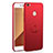 Handyhülle Hülle Kunststoff Schutzhülle Tasche Matt mit Fingerring Ständer A01 für Xiaomi Redmi Note 5A High Edition Rot