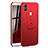 Handyhülle Hülle Kunststoff Schutzhülle Tasche Matt mit Fingerring Ständer A01 für Xiaomi Redmi S2 Rot
